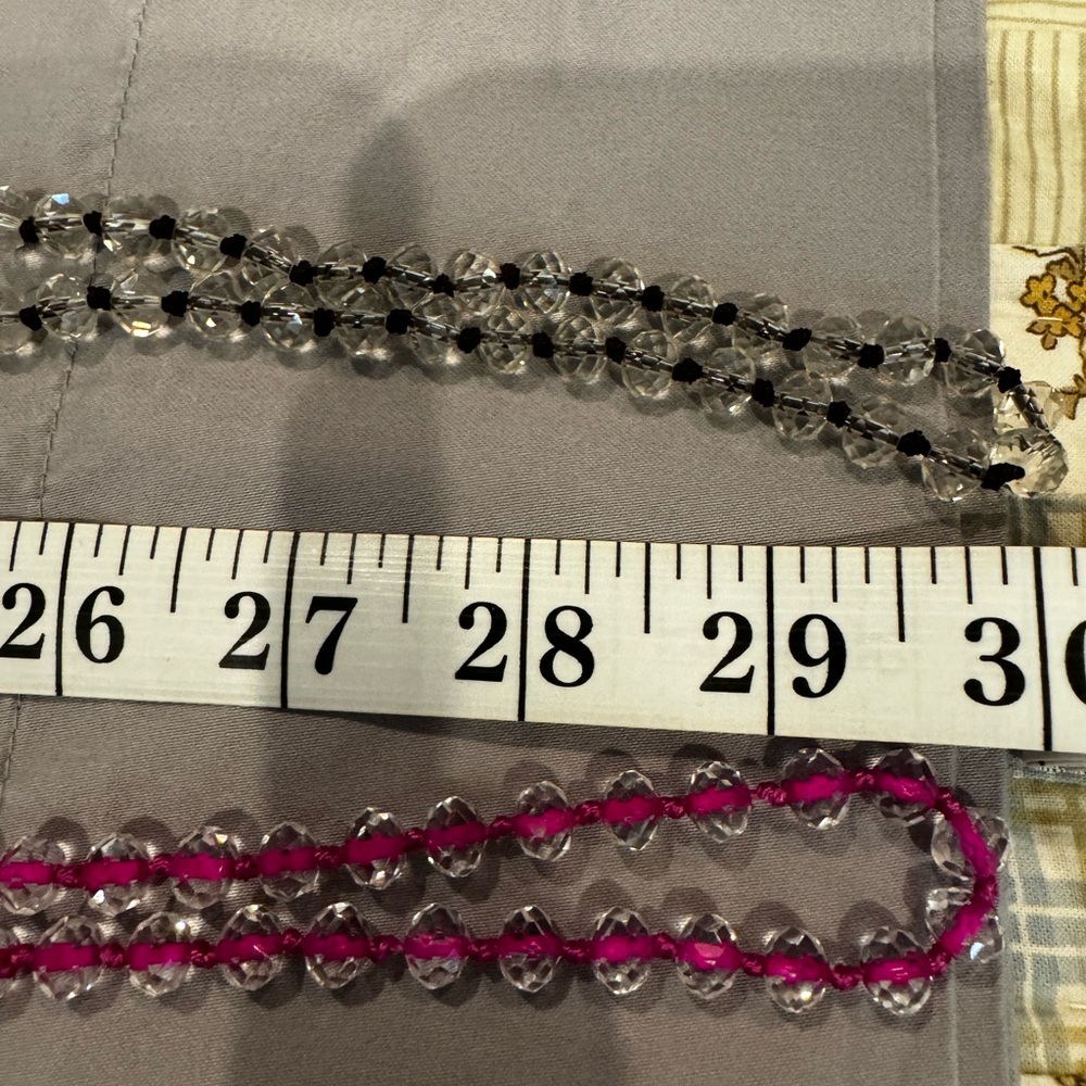 Bead necklaces